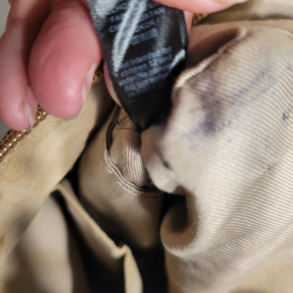 Fossil Crossbody Purse Bucket Bag Fiona Lt. Tan  SHB 1526 Cowhide Leather 8X11X4 - Picture 9 of 10